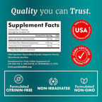 Red Yeast Rice with CoQ10 Supplement | Healthy Cholesterol Levels & Heart Health Support | Extra Strength Red Yeast Rice 1200 MG (600 MG Per Capsule) with Monakolin K | No Citrinin, Non-GMO | 120 Ct