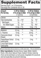 OLLY Kids Sleep Gummy, 0.5mg Melatonin, L Theanine, Chamomile, and Lemon Balm, Childrens Chewable Supplement, Occasional Sleep Support, Raspberry - 60 Count