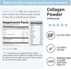 NatureWise Collagen Peptides Powder with Hyaluronic Acid and Vitamin C - Unflavored Collagen Peptides for Women & Men - Type I & III for Hair, Skin & Nails - Sugar, Gluten & Dairy Free - 30 Servings