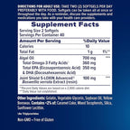 Osteo Bi-Flex Advanced Omega-3 Joint Complex Algae Oil Plant-Based Supplement, Improve Joint Function, Strength, Flexibility, Mobility 80 Softgels