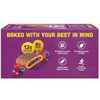 Pure Protein Wildberry Soft Baked Protein Bars – 12g Protein, 8g Fiber, Whole Grain Breakfast Bars, High Fiber, Individually Wrapped Protein Snacks for On-the-Go – 10 Count