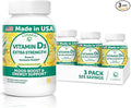 Lunakai USA Made Vitamin D3 Gummies 2000 IU - Non-GMO, Gluten-Free Vitamin D Gummies for Women & Men - Bone, Immune & Energy Support, 60ct, 3 Pack