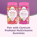 Centrum Morning Sickness Relief Gummies, Citrus Ginger Flavor - 60 Count, Up to 60 Day Supply