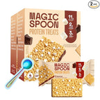 Magic Spoon Treats - 8 High Protein Bars, Smores - High Protein Gluten Free Snack - Sugar& Gluten Free Protein Cereal Bar - Low Carb & Keto Friendly - Healthy Snacks for Adults
