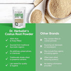 Dr. HERBALIST | 100% Natural Root Powder 200g (7.05 oz) | Premium Quality for Traditional Use, DIY, Herbal Blends & Wellness Rituals (Costus Root Powder)