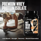 NutraBio 100% Whey Protein Isolate Protein Powder, 25g Protein with Complete Amino Acid Profile, Non-GMO, Soy & Gluten Free, Low Carb, Low Calorie Whey Protein Powder, Cinnamon Sugar Donut, 2 Lbs