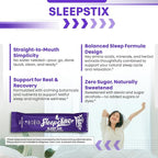 Sleep Aid Melatonin Powder Tryptophan Glycine Valerian Root Magnesium For Sleep Lemon Balm L Theanine Magnesium Glycinate Zinc Sleep Aid Myo Inositol GABACalm B6 5 HTP Stress Relief 20 Stix