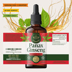 HERBAMAMA Panax Ginseng Root Tincture - Immune & Overall Support with Korean Red Ginseng Supplement - Vegan, Non-GMO, Alcohol & Sugar-Free Herbal Drops, 56-Day Supply