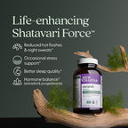 New Chapter Shatavari Supplement for Peri-Menopause & Post-Menopause Support – 4X Concentrated Herb Shatavari Relieves Hot Flashes & Night Sweats, Balances Women’s Hormones - Herbal Sleep Aid*, 30 ct