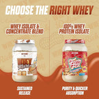 Axe & Sledge WHEY More Premium Protein Blend | 24g Protein, Whey Concentrate & Isolate | Prebiotic Fiber for Enhanced Absorption | Creamy, Delicious, Versatile | 30 Servings, Peanut Butter Pie