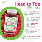 YUM-V'S Multivitamin for Women & Men – Sugar Free Multivitamin Gummies – Zero Sugar Gummy with Chromium, Thiamine & Magnesium – Keto-Friendly Daily Vitamin Gummy – Natural Raspberry Flavor – 60 Count