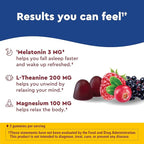 Nature Made Wellblends Sleep and Recover, Sleep Aid with Melatonin 3mg to Support Restful Sleep, plus L theanine 200mg and Magnesium Citrate, 44 Gummies