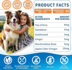 Natural Yeast Relief for Dogs, Supports Itch & Allergy Relief, Eases Ear Paw Discomfort for Dog, Supports Immune System Yeast Inflammation – 60ml Bacon Flavor