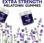 Droppels Melatonin Gummies, 5mg – Plant-Based, Vegan Melatonin 5mg for Natural Sleep Support with Chamomile Extract, 60 Count, Blueberry Flavor (1-Month Supply)