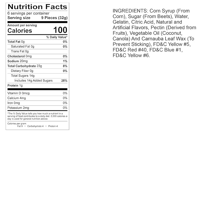 Albanese Candy, 12 Flavor Gummi Bears, 7.5-Ounce Bag, Pack of 12
