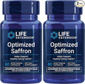 Life Extension Optimized Saffron,Saffron Extract,Saffron-Supplement that Helps You Fight The urge to Snack,Non-GMO,Gluten-Free,Vegetarian,60 Vegetarian Capsules,(Pack of 2)