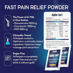 Agile Fort Joint Support Supplement – Glucosamine, Chondroitin, MSM, Type II Collagen & Magnesium – 30 Sachets for Joint & Cartilage Health for Women and Men