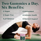 Vaginal Probiotic Gummies - Pineapple Probiotic Gummies for Women Vaginal Health Support, Sugar Free Vegan Womens Vitamins with Vitamin C, pH Balance for Women, 60 Gummies 30 Day Supply