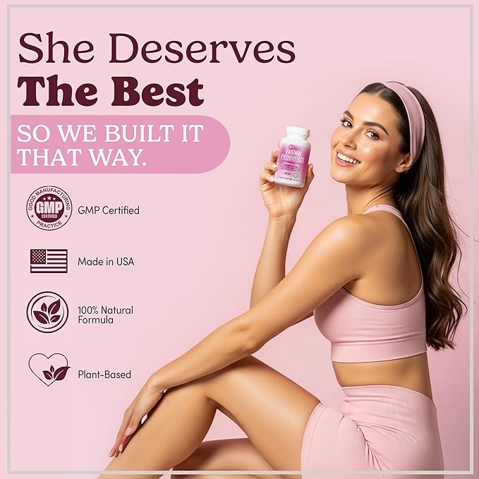 Pretty Privates Vaginal Probiotics for Women - Vaginal Health - PH Balance from a Probiotic Supplement - Not a Suppository - 60ct
