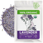 Culinary Lavender Flowers Organic - Dried Food Grade Lavender for Drinks, Cooking & Baking - Edible & Aromatic – Té de Lavanda Natural - 3oz.