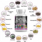 Clean Nutraceuticals Myo-Inositol & D-Chiro Inositol 2050mg Fertility Supplement 40:1 Ratio - Prenatal Vitamins for Women with Ashwagandha Maca Root Vitex Chasteberry Iron DHA Folic Acid DIM Zinc (1)