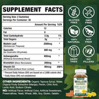1 Pack Organic Mullein Gummies for Lungs, 2000MG Mullein Leaf Extract Supplement | Quercetin, Bromelain for Respiratory & Immune Support | Vegan, Sugr-Free, Mango Flavor | 60 Count