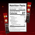 6-Year Korean Red Ginseng 365 | 100 Sticks | Vegan | 7mg Ginsenosides Per Stick | 100-Day Supply