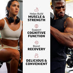 Force Factor Creatine Monohydrate Gummies, 5g Dose for Men & Women to Support Muscle, Strength, Recovery, Cognitive Health & Memory, Assorted Fruit Flavors, 150 Gummies, (Pack of 2)