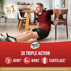 Move Free Ultra Triple Action Joint Support Supplement - Type II Collagen Boron & Hyaluronic Acid - Supports Joint Comfort, Cartiliage & Bones in 1 Tiny Pill Per Day, 30 Tablets (30 servings)*