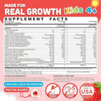 Kids Multivitamin Gummies + Calcium, Probiotics, Vitamin D3, C, Methylated B12 & Methylfolate, B6, A, K2, E, Zinc, Prebiotics for Children Ages 4+, Clean & Sugar Free, for Nutritional Support, 120 Cts