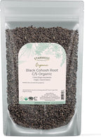 Starwest Botanicals Organic Black Cohosh Root - Dried Loose Herb for Tea, Cut & Sifted, Certified Kosher, Non-GMO - 4 oz Pouch