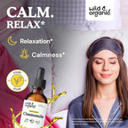 Wild & Organic Chamomile Tincture - Add to Tea for Relaxation Support - 500 mg Chamomile Flowers Drops - Mood Support Herbal Supplement - 28-Day Supply - Vegan, Sugar & Alcohol-Free - 2 fl oz