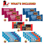 Veratify Healthy Mixed Snack Box (66 Count) Snacks Gift Basket Granola Bars Bulk Variety Grab and Go Men Women Adults Office Work Travel Employee Appreciation School College