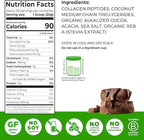 Orgain Keto Collagen Protein Powder, Chocolate - 10g Grass Fed Hydrolyzed Collagen Peptides for Women & Men, Type I & III, 5g MCT Oil - Hair, Skin, Nail, & Joint Support, Non-GMO, Gluten Free - 0.88lb