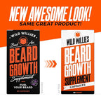Wild Willies Beard Growth Kit - Capsules & Boost Serum - Natural Growth Oil With Biotin & Caffeine - Vitamins for Fuller, Thicker Beard - 60 Capsules - For Men