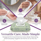 X Large Wet Wipes for Adults - 6 Packs of 56 [336 Count] Disposable Incontinence Wipes, 12" x 8" Adult Wipes for Elderly - Personal Body Wipes for Women and Men, Pre Moistened Adult Washcloths