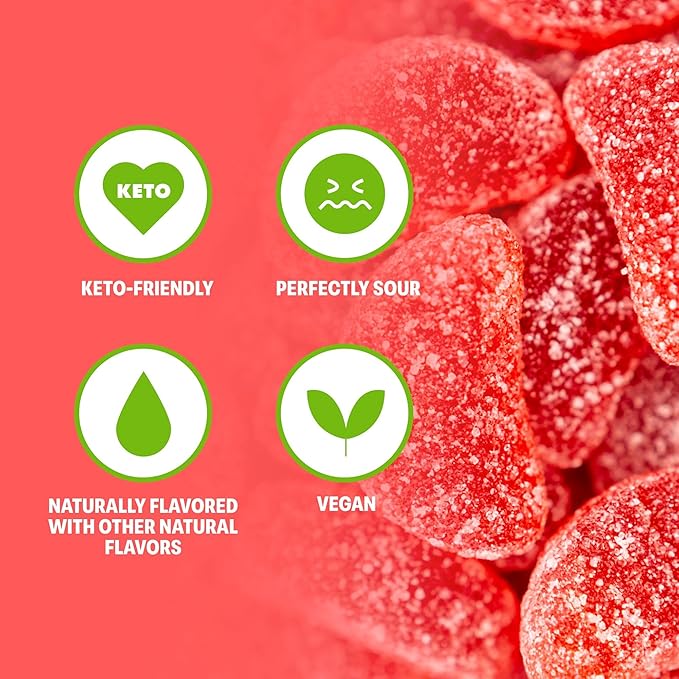 Shameless Snacks - Healthy Low Calorie Snacks, Low Carb Keto Gummies (Gluten Free Candy) - 6 Pack Wassup Watermelon