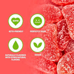 Shameless Snacks - Healthy Low Calorie Snacks, Low Carb Keto Gummies (Gluten Free Candy) - 6 Pack Wassup Watermelon