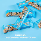 Barebells Vegan Protein Bars Peanut Caramel, Plant Based with High Protein - Chocolate Protein Bars - Perfect on The Go Protein Snack & Breakfast Bars 12 Count (Pack of 2)