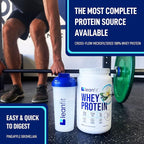 LeanFit WHEY Protein Natural Vanilla – 100% Whey Protein Powder, 24g Protein Per Serving – Grass-Fed, Gluten-Free, Low Carb, BCAAs, Amino Acid – 23 Servings, 1.83 Pound Tub