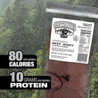 Old Trapper Peppered Double Eagle Beef Jerky | Real Wood Smoked | 10g of Protein | 1 Bag (80 Pieces)