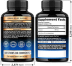L Theanine 400 mg | L-Theanine Stress Relief | Extra Strength Supplement | Made in USA | Relaxation, Sleep & Calm Support | For Men & Women | Plant Based, Non-GMO & Gluten-Free | 240 Vegan Capsules