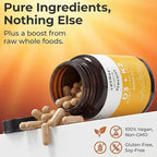 Thomas' all-natural Remedies D3 + K2 with MCT Oil for Better Absorption & Raw Whole Food Blend, 1000 IU D3, Vegan, Made in USA, Support for Your Heart, Bones & Teeth, Non-GMO (120ct)