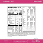 SlimFast Meal Replacement Powder, Original Strawberries & Cream, Weight Loss Shake Mix, 10g of Protein, 14 Servings (Pack of 3) (Packaging May Vary)