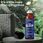 Zen Sleep Essential Oil Roll-On 10 ml - Calming Blend for Serenity & Deep Sleep with Lavender, Rosemary - Easy-to-Use Roller Ball - Nexon Botanics