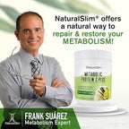 Metabolic Protein C-Plus, Whey Protein Powder & Shake Meal Replacement with Vitamin C, L-Glutamine & Digestive Enzymes, Low Carb Protein Drink, Support Metabolism, Energy & Gut health 1.1 lb, Vanilla