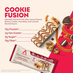 New Atkins High Protein Bars, Cookie Fusion Flavor, 15g of Protein, 4g Net Carbs, 4 Count (Pack of 3)