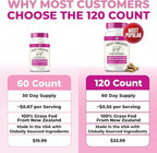 Beef Organ Supplement for Women - Beef Liver, Kidney, Heart and Uterus Tissue, Supports Women's Overall Energy and Health - Pasture Raised in New Zealand - No Fillers or Flow Agents - 120 Capsules