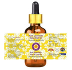 Deve Herbes Pure Lavender Essential Oil (Lavandula angustifolia) with Glass Dropper Steam Distilled 50ml (1.69 oz)